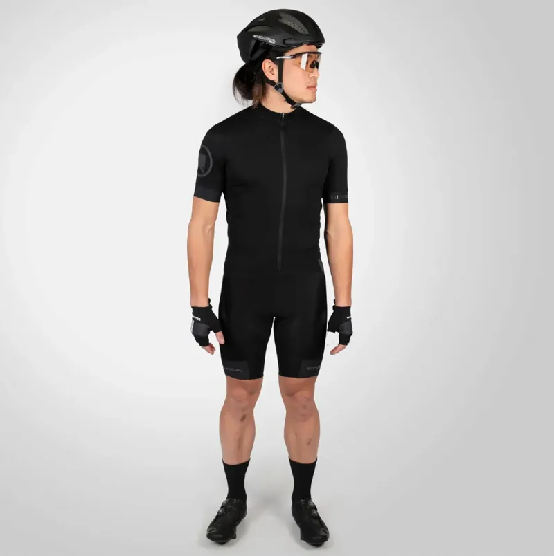 Endura FS260 Short Sleeve Jersey in Black-4